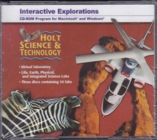 Holt Science & Technology Interactive Explorations PC CD-ROM **NEW** picture