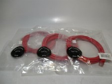 Inland (PC5-RE-07) Red 7ft. CAT6 UTP Ethernet Network Patch Cord - Lot of 3 picture
