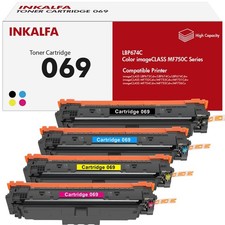 4 Pack 069 069H Compatible Toner Set for Canon MF753Cdw MF751Cdw LBP674Cdw picture
