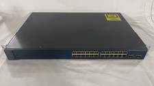 Cisco Catalyst 3560 24-Port Fast Ethernet PoE Switch WS-C3560V2-24PS-S With Ears picture