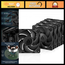 120mm PWM Fan 5 Pack - High Performance Cooling, Y-Cable Splitter, 600-3000 RPM picture
