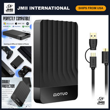 500GB Portable External Hard Drive - USB 3.0 & USB-C Storage for PC, Mac, PS4, X picture