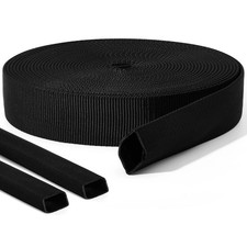 Hanaive 26 Ft Nylon Hydraulic Hose Protector Sleeve Cover,1 Inch Id picture
