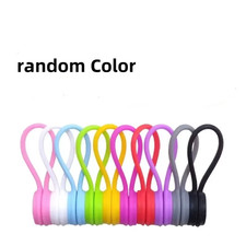 5/3/1PCS Silicone Magnetic Cable Tie Reusable Wire Organizer Clips for Bundling  picture