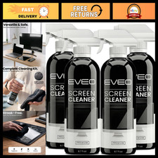 Streak-Free Screen Cleaner Spray Kit for TV, LCD, LED, OLED & Devices - 4 Pack picture