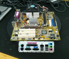 ASUS A7V8X-LA MB W/ AMD SDA3000DUT4D CPU, Heatsink, Fan 256MB RAM & I/O Shield picture