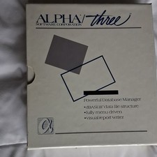Alpha Software Corporation Alpha/three Database Manager 5.25