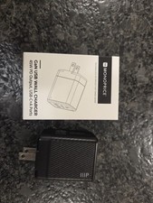 Monoprice Compact 2‑Port 45W PD3.0 GaN Charger with USB‑C & USB‑A Ports NIB picture