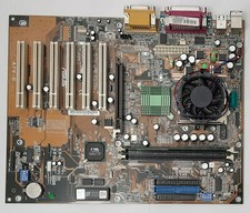 ASUS A7V-E Socket A AGP Retro Motherboard + AMD Athlon 900MHz + 256MB SD RAM picture