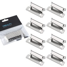 3D Ender 3 Glass Bed Clips 8 Pcs, 3D Printer 7mm Stainless Steel Silver Bed C... picture
