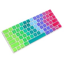 Ultra Thin Silicone Keyboard Protector Cover Skin for Apple Magic Rainbow picture