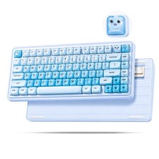 ZORNHER UR82 Wireless Foundation Mechanical Keyboard,75% Creamy Keyboard,Cute... picture