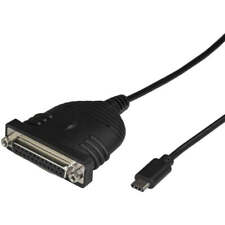 StarTech.com USB C to Parallel Printer Cable - USB to DB25 - Printer Cable Adapt picture