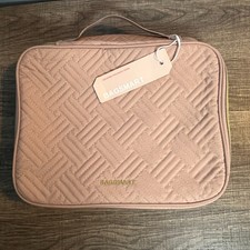 Bagsmart Quilted Electronic Organizer Travel Cable Bag Pink Medium BM0101118AN01 picture