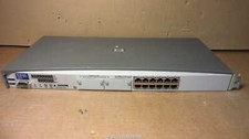 HP J4812A 2512 ProCurve 12-Port 10/100 Network BROKEN CORNER Managed Switch picture
