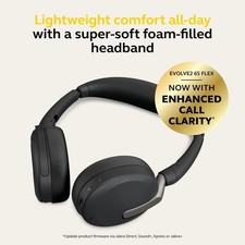 Jabra Evolve2 65 Flex Wireless Stereo Headset Bluetooth Noise Canceling Hybrid  picture