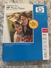 HP Premium Plus Photo Paper 8.5” X 11” High Gloss 50 Sheets #Q1785A Sealed Box picture