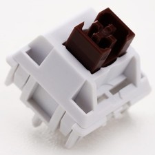 WS Brown Mechanical Keyboard Switches 5 Pin Pre Lubed Tactile Gaming 35 PCS picture