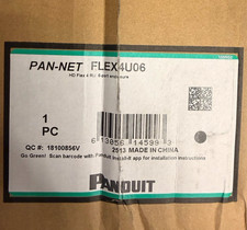 PANDUIT Pan-Net FLEX4U06 4RU 19in 6-Port RJ-45 Network Patch Panel picture