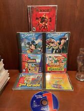 9 CD PC GAME Educational Lot: Disney, Incredibles, Clifford, Learning, Reader picture