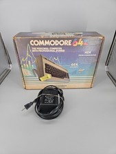 Commodore 64 Computer Box & Oem Power Cord Replacement Only Vtg Gaming picture