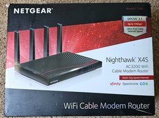 Netgear Nighthawk X4S AC3200 WiFi Cable Modem Router (Model C7800) Used/Good picture