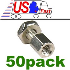 Lot50pcs/pk DB/dsub Mount/Mounting Nut/Bolt/Stud/ Serial/9/25/Parallel/VGA/SVGA picture