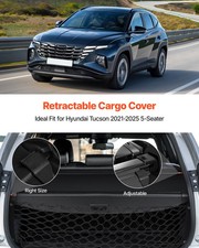 Retractable Cargo Cover, Upgraded Carbon Fiber Texture Trunk Cover, Anti-Peeping picture