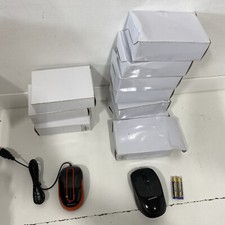 Monoprice Wireless Ergonomic Mouse Lot Of 10 7 Wireless 3 Corded picture