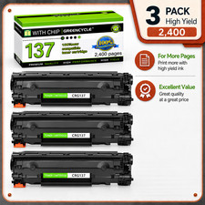 3 Pk CRG137 Toner Cartridge for Canon ImageClass MF236n MF247dw MF249dw LBP151dw picture