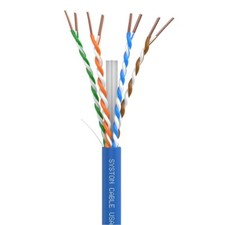 Syston Cat 6A+ Bulk Ethernet Cable 750 MHz 23 AWG CMR Copper Wire 300 to 1000 ft picture