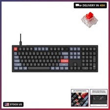 V6 Wired Custom Mechanical Keyboard Knob Version, Full-Size QMK/VIA Programmable picture