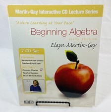 Martin-Gay Interactive Pre-Algebra Fifth Ed CD Lecture Series SEALED Elayn picture