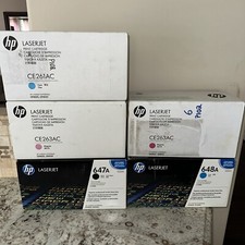 Lot Of 5 New HP CE2610A  CE261A CE263AC Multi-Color Print Cartridge See Detail picture