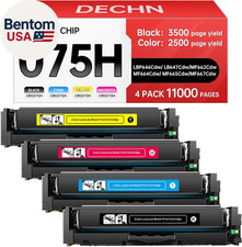 CRG-075H High Yield Toner Set Compatible with Canon 075 Toner Cartridge(With New picture