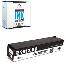 1-Pack Compatible CMYi 981X Black Ink fits HP PageWide Enterprise Color 556dn picture