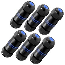 Waterproof RJ45 Coupler IP68 Short Profile, Cat6/Cat5E/Cat5 Waterproof Ethern... picture