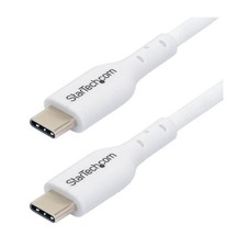 Startech USB2CC2MNCWHE 2M WHITE USB-C CHARGING CABLE 60W POWER DELIVERY M/M TYPE picture