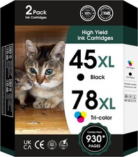 45XL 78XL Ink 2-Pack for HP DeskJet 1220c 930c 952c Photosmart 1215 picture