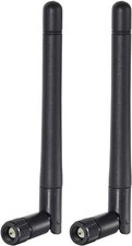 2pcs Dual Band WiFi Antenna 3dBi SMA Male for IP Camera Rear View Backup Camera picture