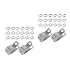 60 pcs Stainless Steel Cable Clamp, 3/4