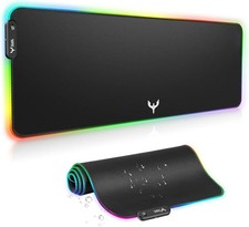 BladeHawks RGB Gaming Mouse Pad Extra Large Extended 31.5x12 Inch Black Desk Mat picture