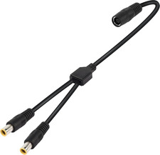 DC7909 Y Splitter Adapter Cable 14AWG DC 8Mm 1 Female to 2 Male Power Cord for P picture
