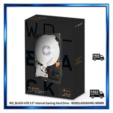 WD BLACK 4TB 3.5 Inch Gaming Hard Drive 7200 RPM SATA WDBSLA0040HNC-NRWM HDD New picture