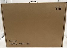 CISCO MERAKI MS150-48FP-4X 48-PORT POE MANAGED ETHERNET SWITCH - UNCLAIMED picture
