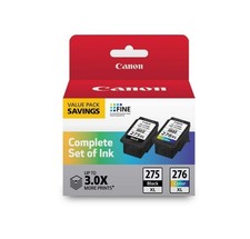 Ink Combo Pack PG275XL/CL276XL - Black & Color Printer Ink Cartridges picture