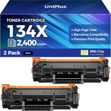 134X Black Toner Cartridge Set High Yield Use with HP Laserjet M209Dw | MFP M234 picture
