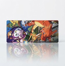 Mewtwo Charizard V Star Art Pokemon Mousepad- 23.6x11.8 picture