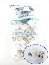 (24-PACK) Panduit CJ688TGAW-24 Mini-Com Cat6 Jack, Arctic White, GENUINE ~STSI picture