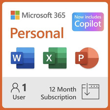 Microsoft 365 Personal – 1 PC or Mac License – 12 Month Subscription Product Key picture
